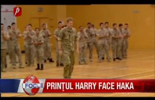 Prinţul Harry face haka