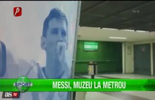 Messi, muzeu la metrou
