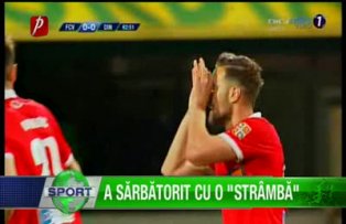A sărbătorit cu o "strâmbă"