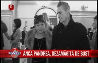 Anca Pandrea, dezamăgită de bust