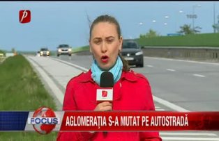Aglomeratia s-a mutat pe autostrada