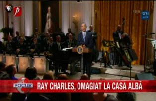 Ray Charles omagiat la Casa Alba