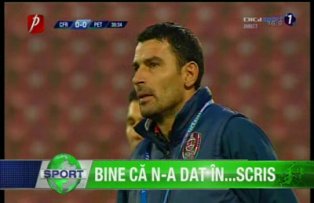 Bine că n-a dat în...scris