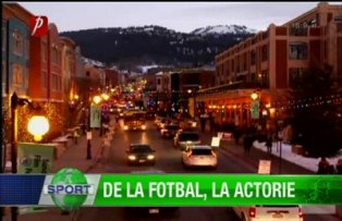 De la fotbal, la actorie