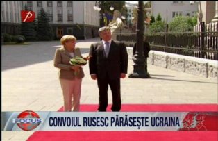 Convoiul Rusesc paraseste Ucraina