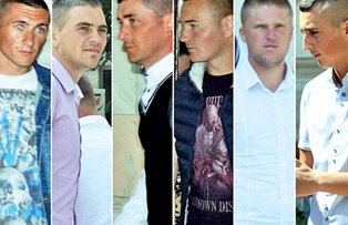 Duba care ii ducea pe cei sapte violatori din Vaslui la proces, implicata intr-un accident