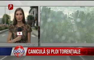 Canicula si ploi torentiale