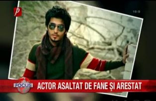 Actor asaltat de fane si arestat