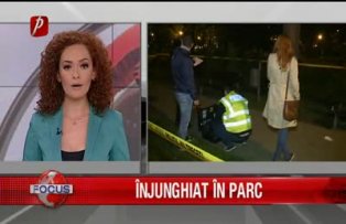 Injunghiat in parc
