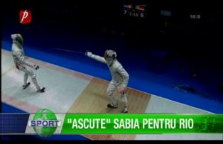 "Ascute" sabia pentru Rio