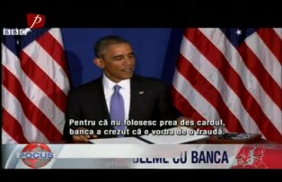 Obama probleme cu banca