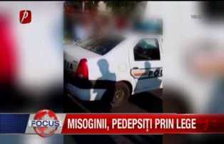 Scandal cu politia in strada.