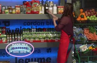 VIDEO / Madalina, in bucatarie ca la defilare: "Trebuie sa te grabesti, zici ca ai pornit cu frana de mana trasa"