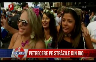 Petrecere pe străzile din Rio