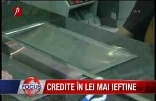Credite in lei mai ieftine