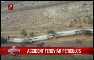 Accident feroviar periculos