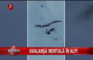 Avalansa mortala in Alpi