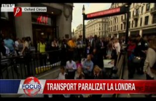 Transport paralizat la Londra