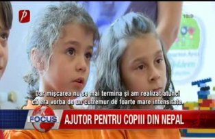 Ajutor pentru copiii din Nepal