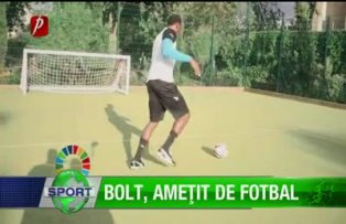 Bolt, ameţit de fotbal