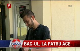Bac-ul se da imbracat la patru ace