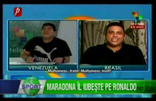 Maradona îl iubeşte pe Ronaldo