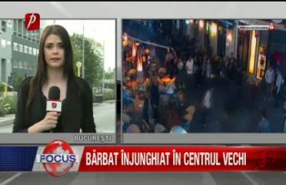 Barbat injunghiat in Centrul Vechi