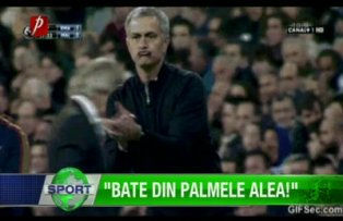 "Bate din palmele alea!"