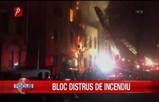 Bloc distrus de incendiu