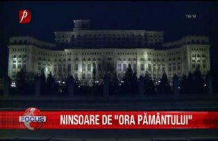 Ninsoare de "Ora Pământului"