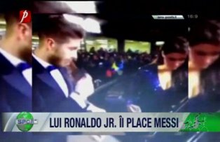 Lui Ronaldo jr. îi place Messi