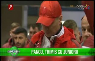 Pancu, trimis cu juniorii