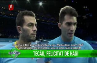 Tecău, felicitat de Hagi