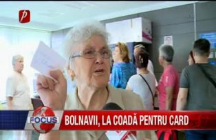 Bolnavii la coada pentru card