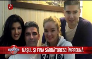 Nasul si fina sarbatoresc impreuna