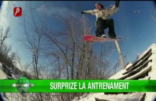 Surprize la antrenament