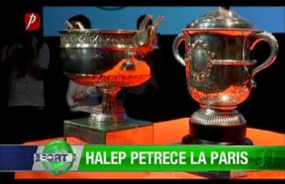 Halep petrece la Paris