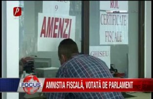 Amnistia fiscala adoptata de parlament