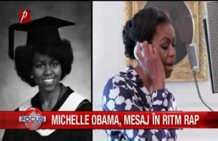 Michelle Obama mesaj in ritm de rap