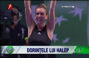 Dorinţele lui Halep