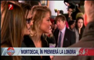 Mortdecai in premiera la Londra