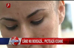 Cand nu boxeaza picteaza icoane