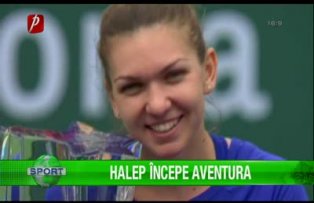 Halep începe aventura