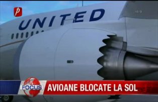 Avioane blocate la sol