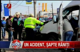 Un accident, 7 raniti