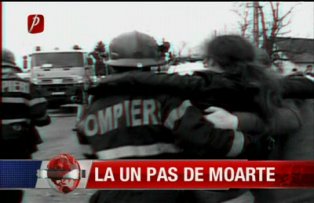 La un pas de moarte