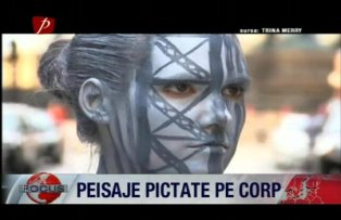 Peisaje pictate pe corp