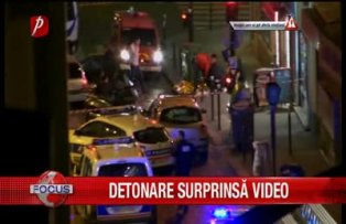 Detonare surprinsă video