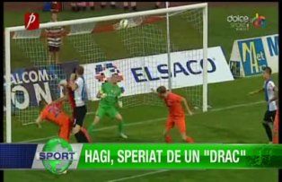 Hagi, speriat de "drac"