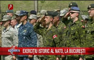 Exerciţiu istoric al NATO, la Bucureşti